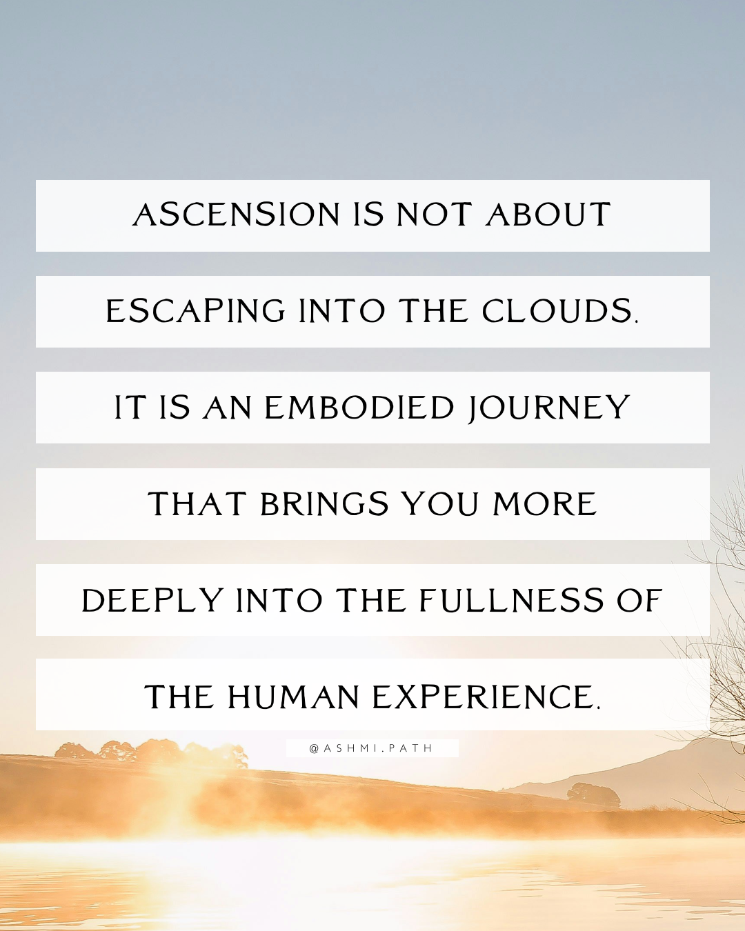 You are not Ascending to Escape Your Humanity (+Upcoming Ceremony)
