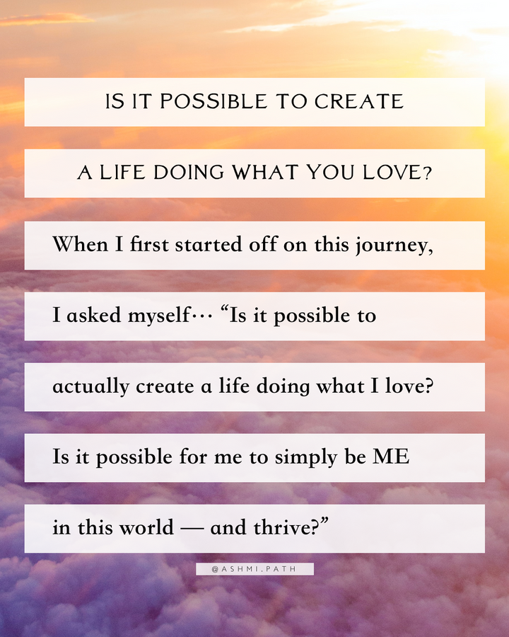 Create a Life Doing What You Love ~ The course is finally here!