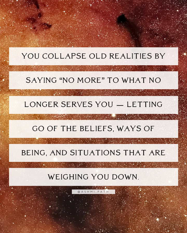 How to Collapse Old Realities (+ Last Ceremony of the Year)